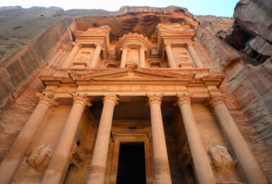 A tour of the treasury in Petra, Jordan.