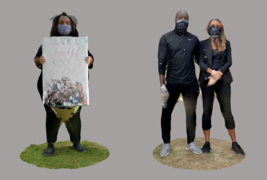 Debora Silva 3D scans for Black Lives Matter