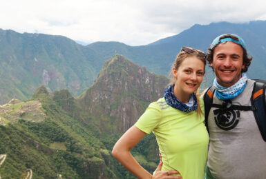 Machu Picchu, a historic Incan site in Peru.