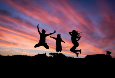 Dancing silhouettes