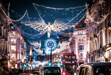 christmas london lights