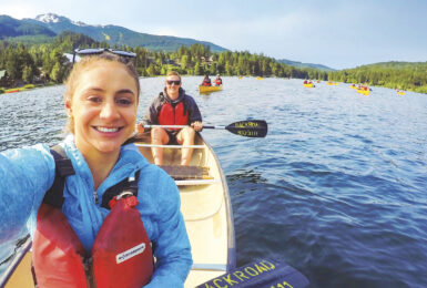 Canoeing in Whistler