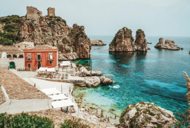 The coast of Capri, Italy - a beautiful place to visit.