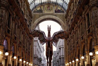 famous Duomo in Milan, Italy