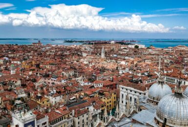 Panoramic view of Venice