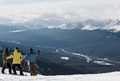 Skiing in Banff