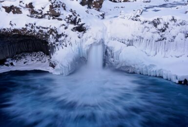 Aldeyjarfoss Waterfall