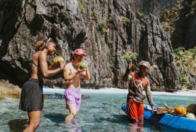 Beach side in the Philippines
