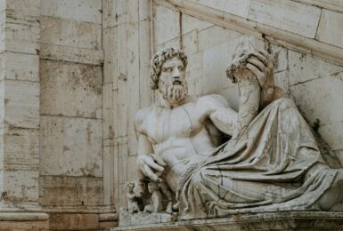 statue in Rome, Italy