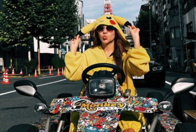 go karting in Tokyo, Japan