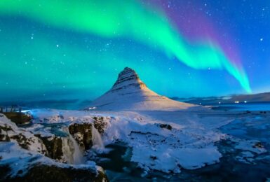 northern lights in Iceland