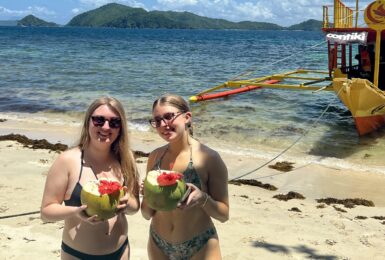 Kate in Philippines with Contiki