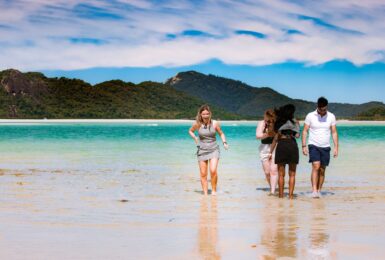 contiki travellers in whitsundays, Australia