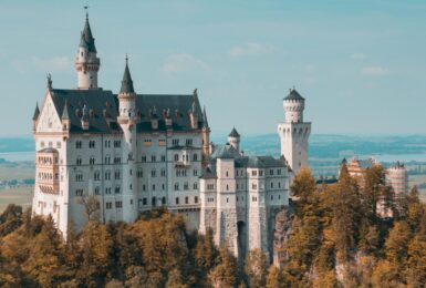 Neuschwanstein Castle in Bavaria region of Germany