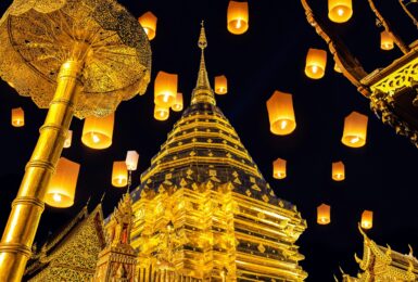 Thai lantern festival, Yi Peng, Thailand