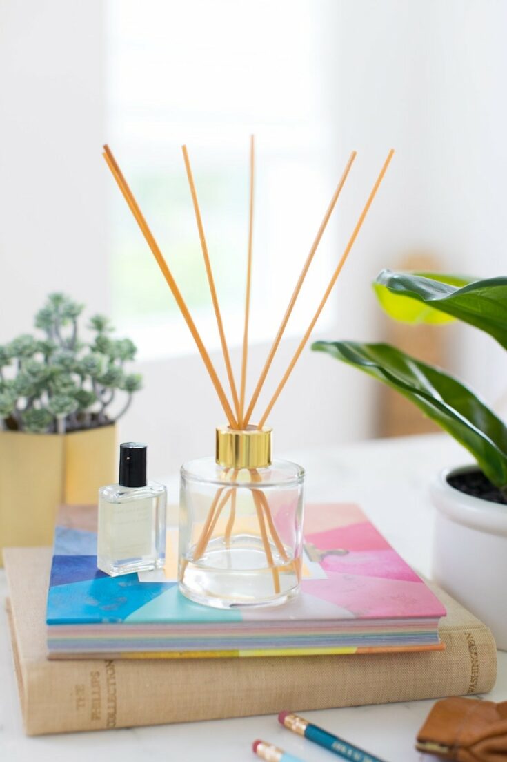 Homemade reed diffuser