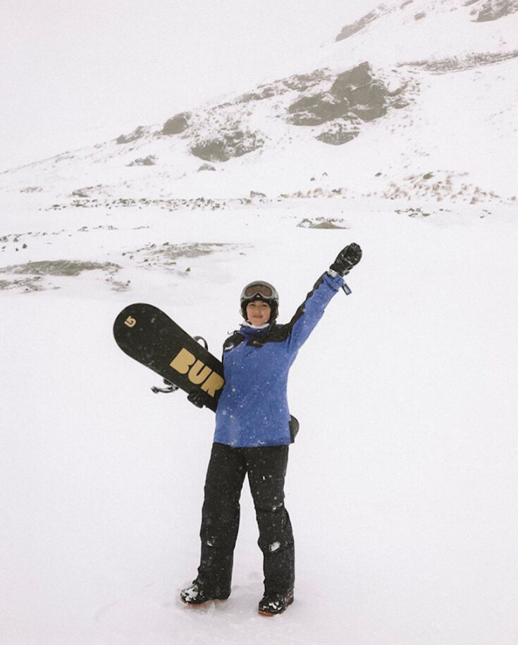 Snowboarding in Queenstown