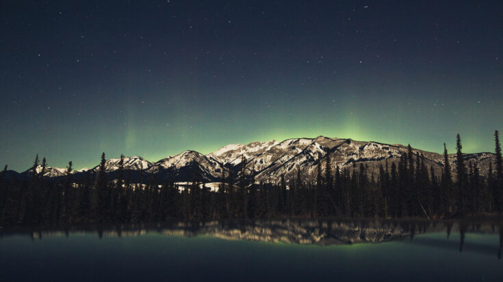 Aurora Borealis in Canada - Jasper
