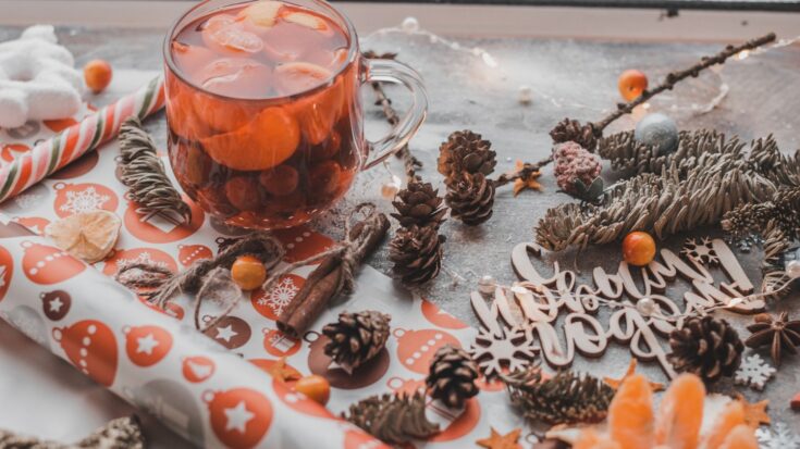 Christmas wine