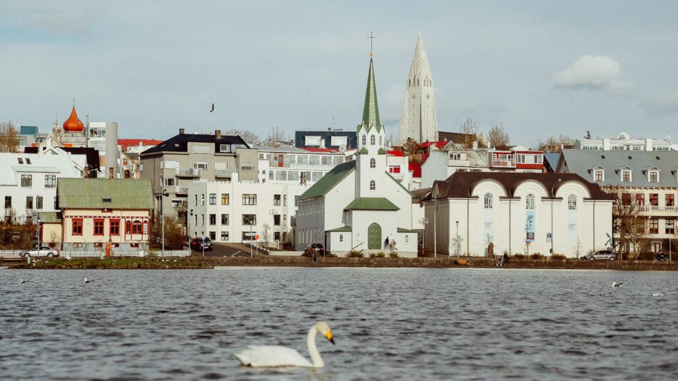 city of Reykjavik in Iceland