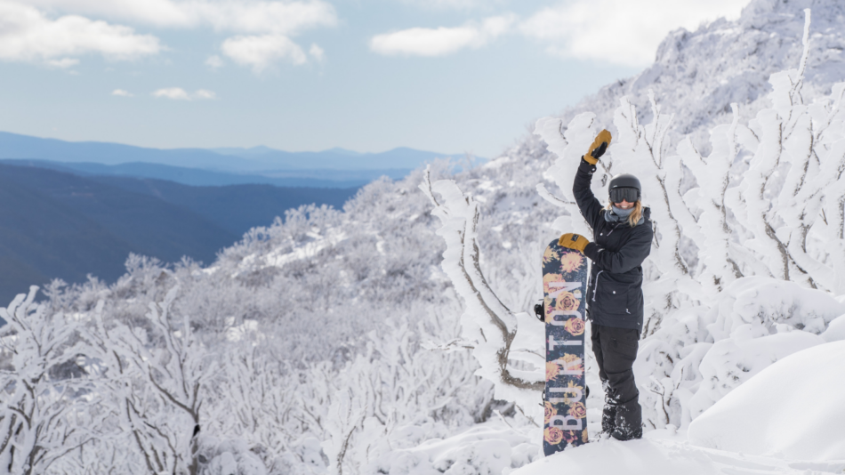 Skiing in Perisher, NSW