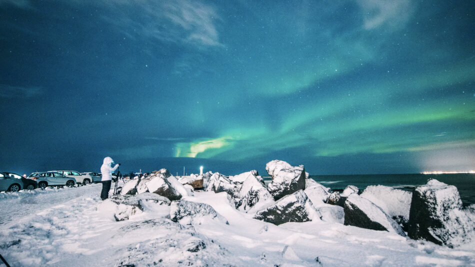 Best time to visit Iceland to see the stunning Aurora Borealis.