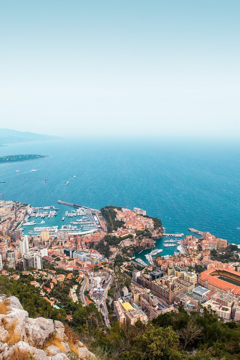 Monaco coastline