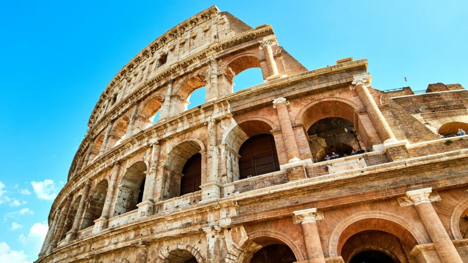The colossion in Rome, Italy, one of the Lizzie McGuire destinations.