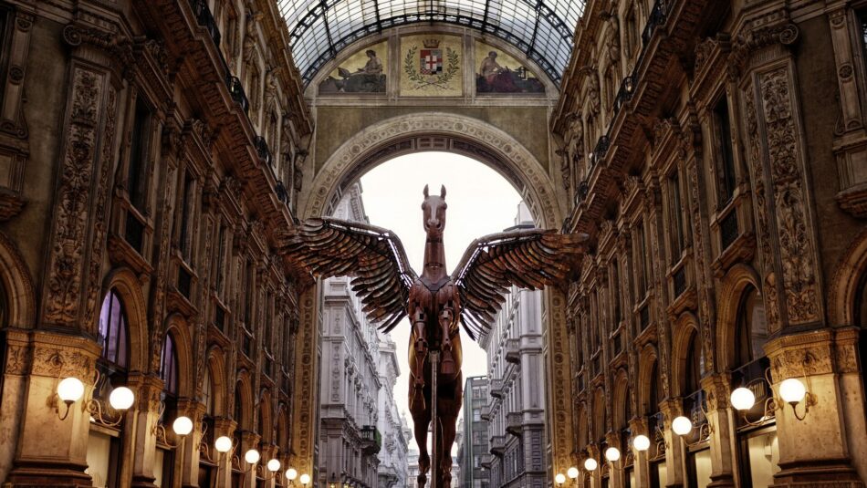 famous Duomo in Milan, Italy