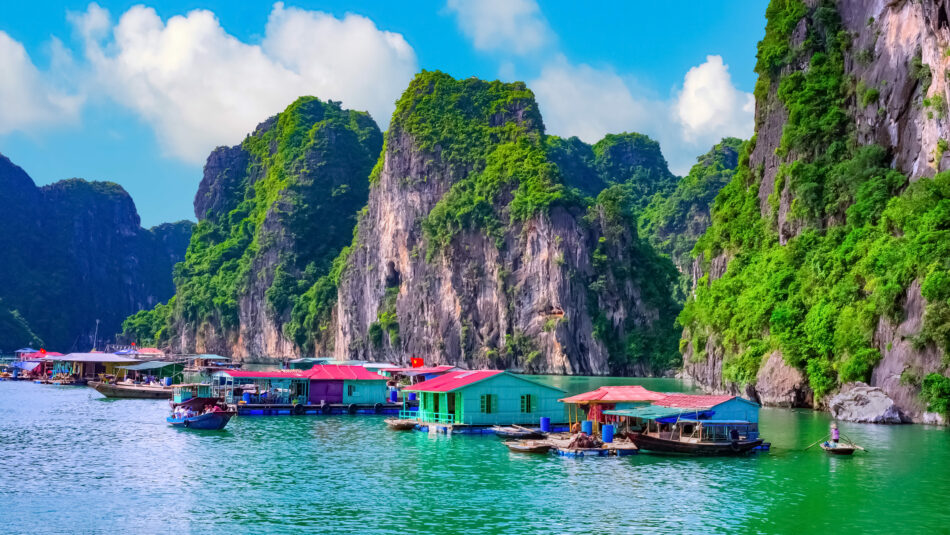 floating islands in Vietnam