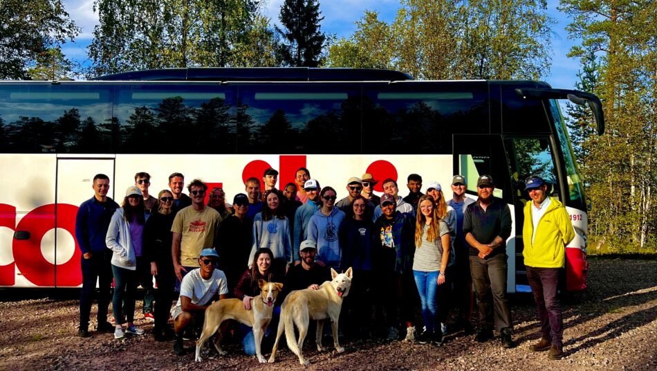 Contiki travellers at Torgåsgården in Sweden