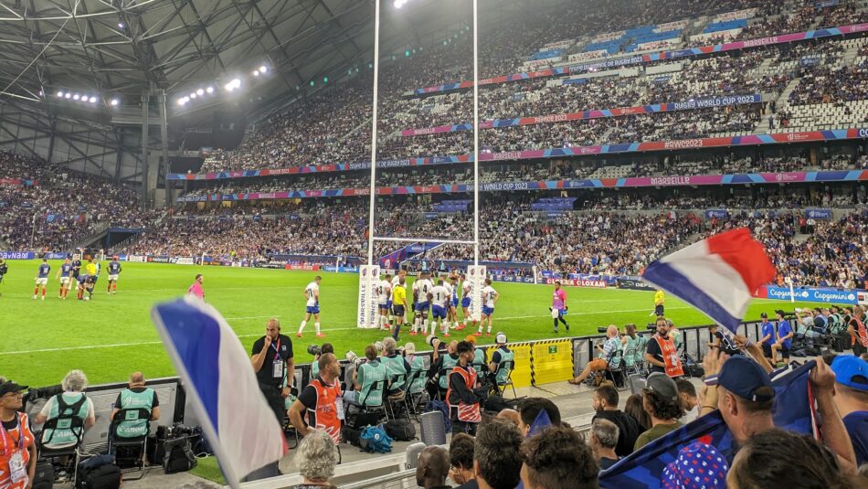 Football stadium in Marseille, France