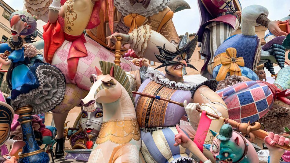Festival of Las Fallas in Valencia, Spain