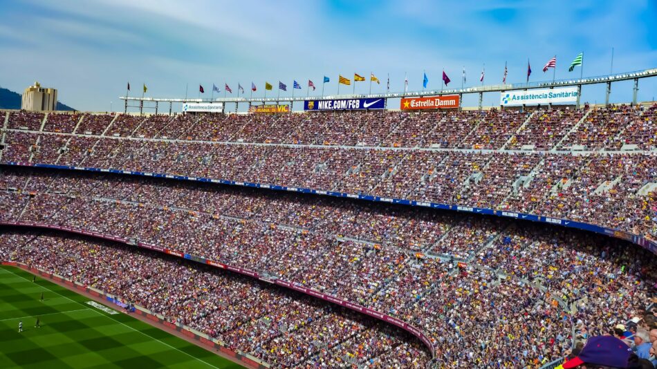Camp Nou football stadium in Barcelona