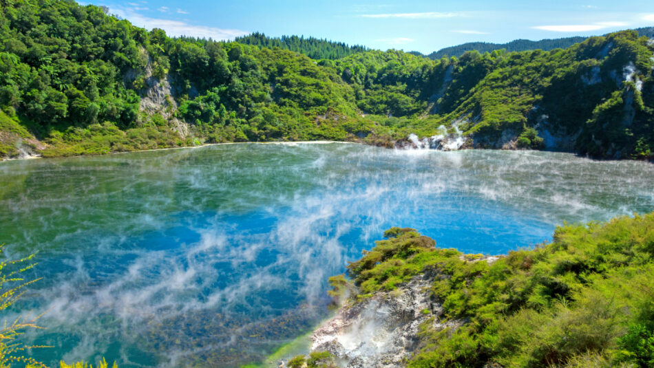 Rotorua, lake in New Zealand