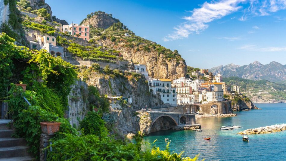 Atrani on the Amalfi Coast in Italy