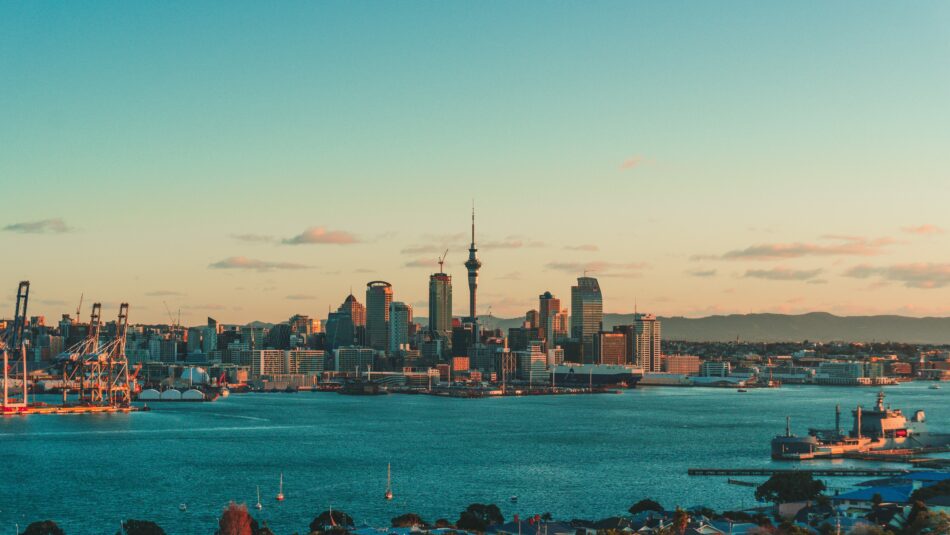 Auckland, New Zealand, city view