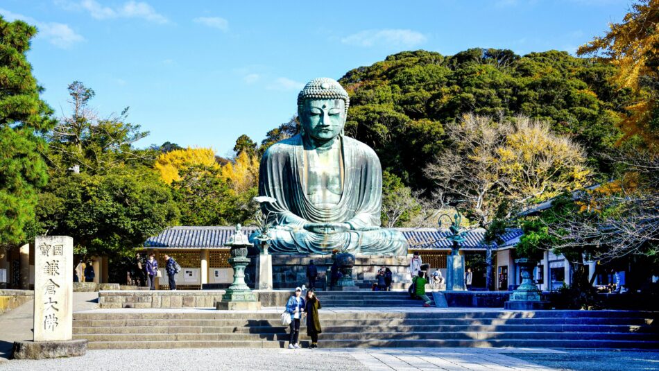 Buddah statue in Kamakura, Japan