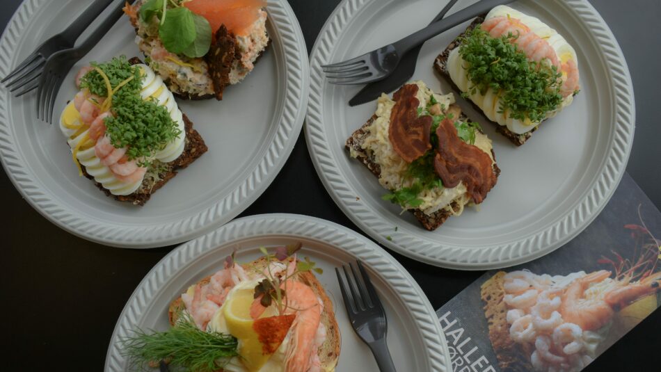 smørrebrød open faced sandwich