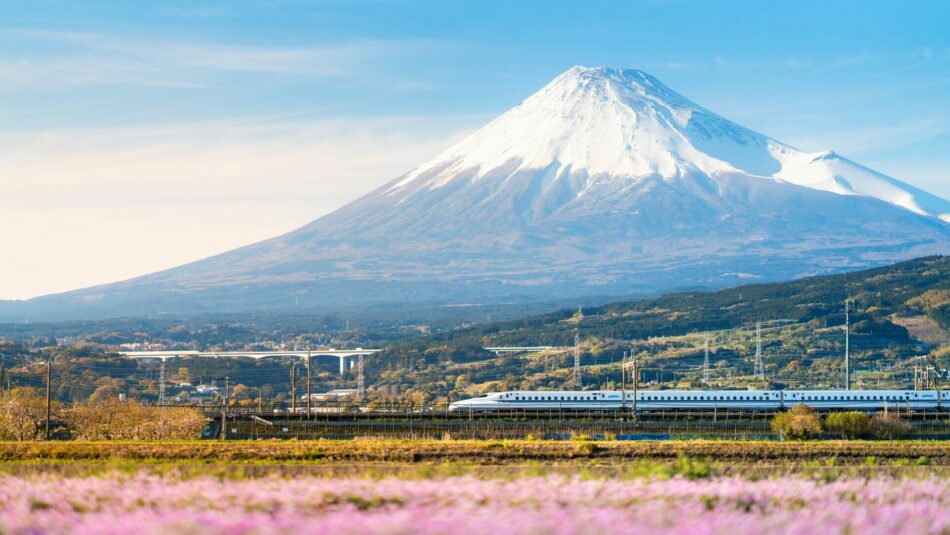 view of Mount Fuji in Japan