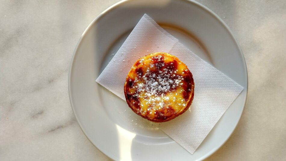 Portugese dessert, pastel de nata