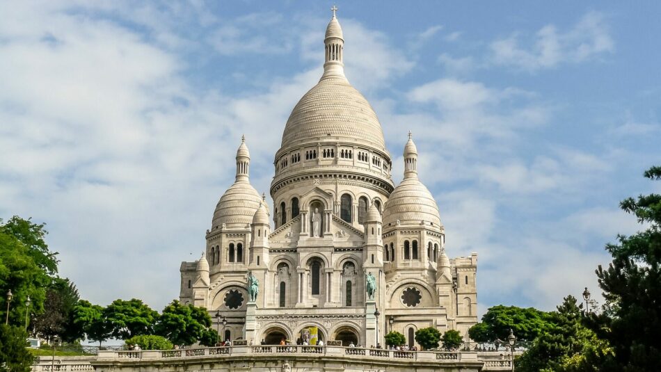 Basilica of Sacre Coeur in Paris, France