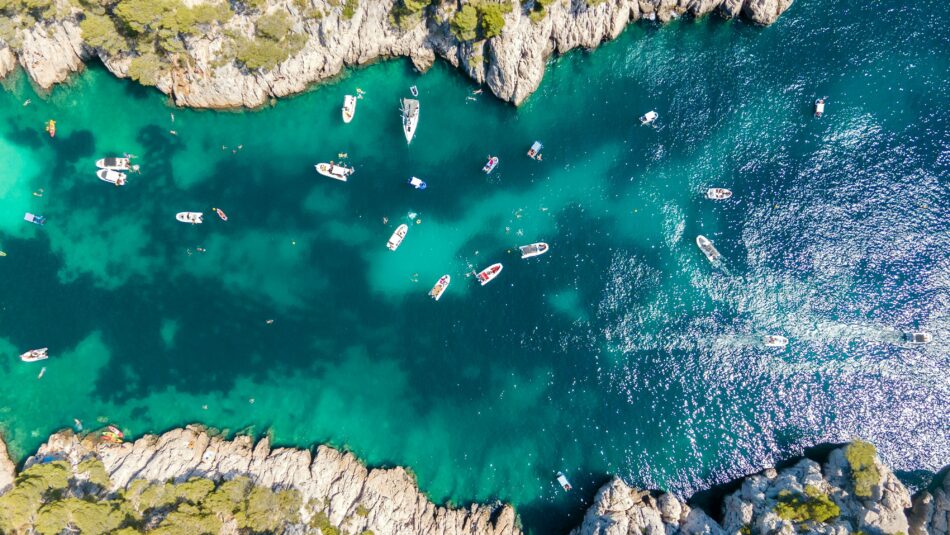 the Calanques in Marseille, France