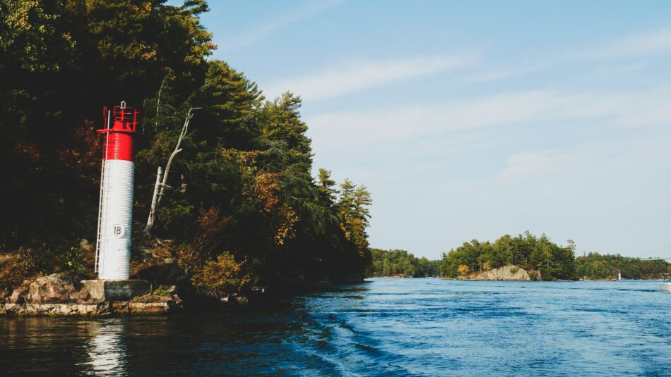 lighthouse view of 1000 islands, Canada