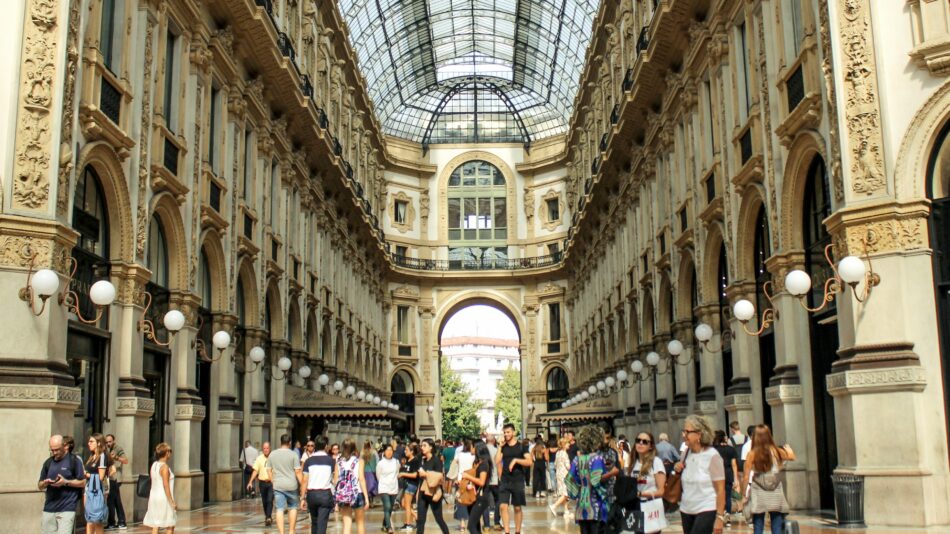 Galleria Vittorio Emanuele II in Milan, Italy