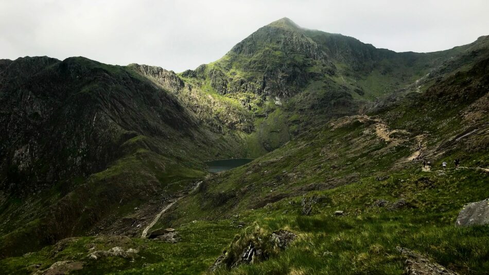 beautiful wild mountains of Gwynedd in Wales