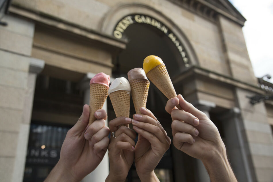 ice creams in the air