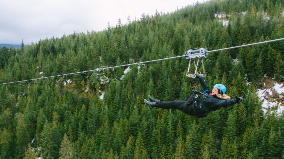 Ziplining Whistler