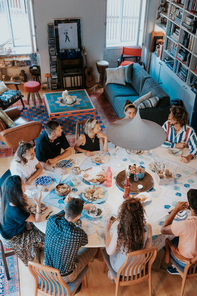 Eating together in Porto