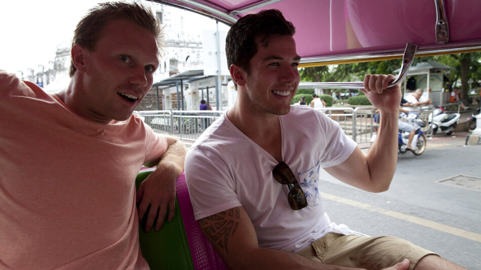 Two-lads-in-Asia-Rickshaw